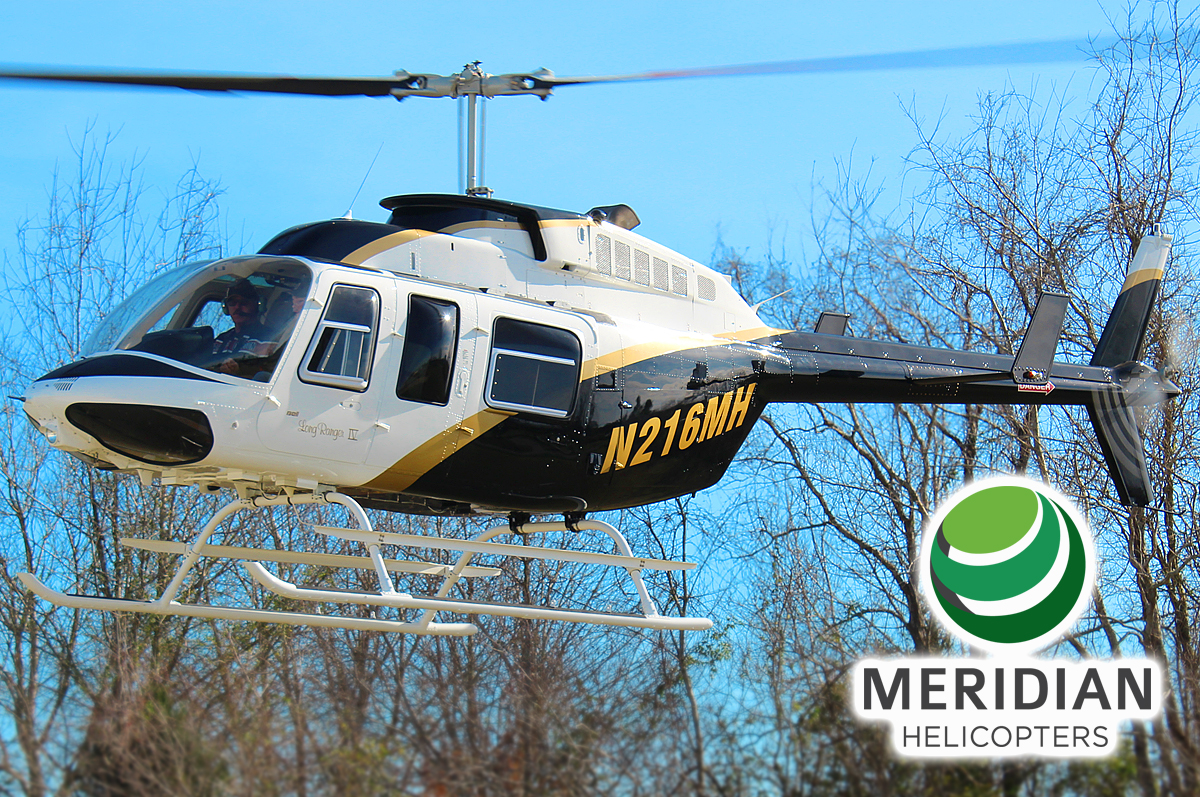 Meridian Helicopters to Display Two Bell Helicopter 206L4’s at Heli-Expo in Dallas, TX.