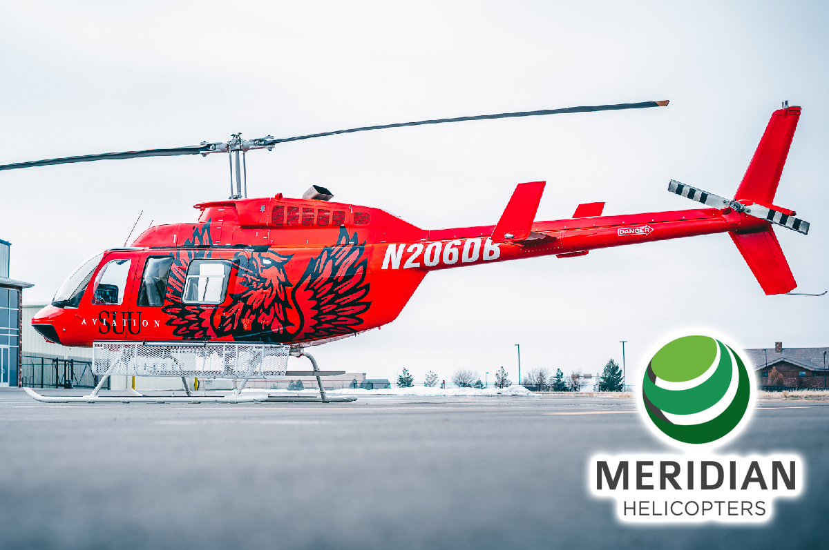Meridian Helicopters Delivers Completed Bell Helicopter 206L4 to Southern Utah University