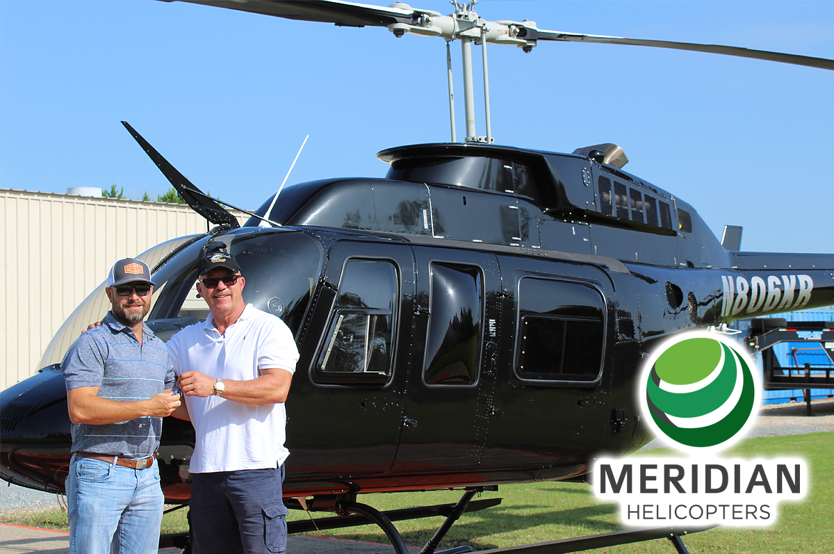 Meridian Helicopters delivers a beautiful Bell Helicopter 206L3