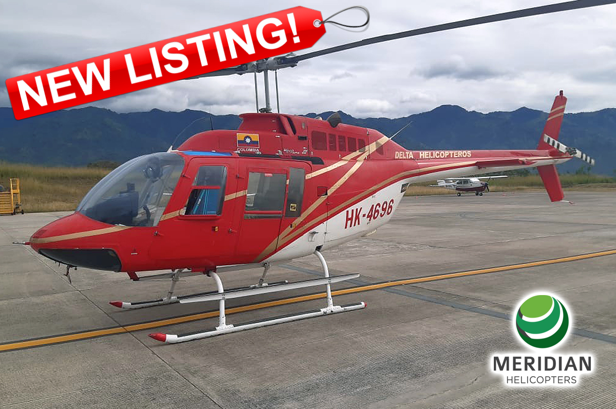 FOR SALE – 1978 Bell Helicopter 206B3 – HK-4696 – 2509