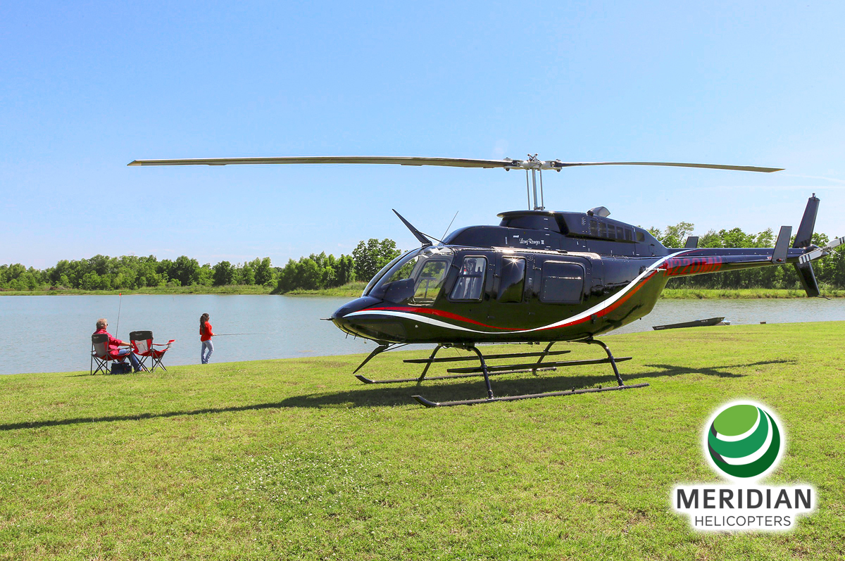 Meridian Helicopters delivers a completely refurbished Bell Helicopter 206L3 to English Air Services